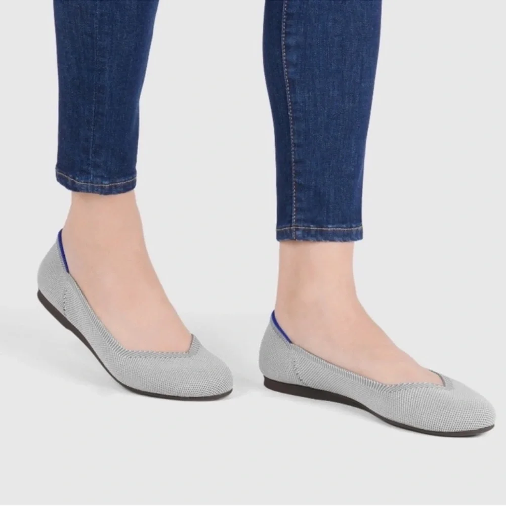 Rothy's Flax the flat round toe ballet flats size 8.5